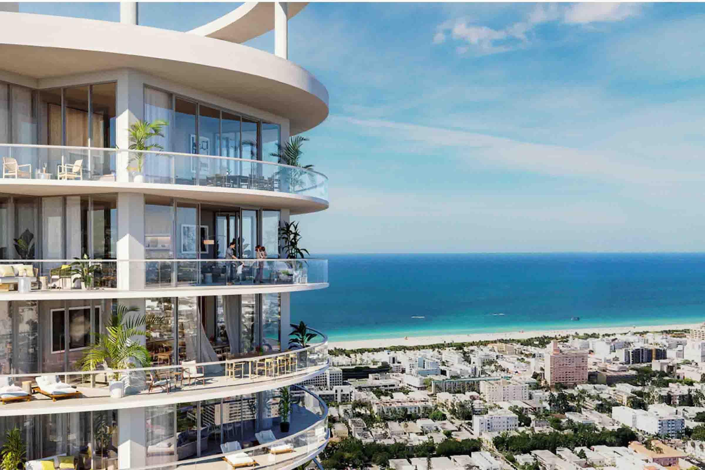 Rendering of Five Park Miami Beach Ocean View